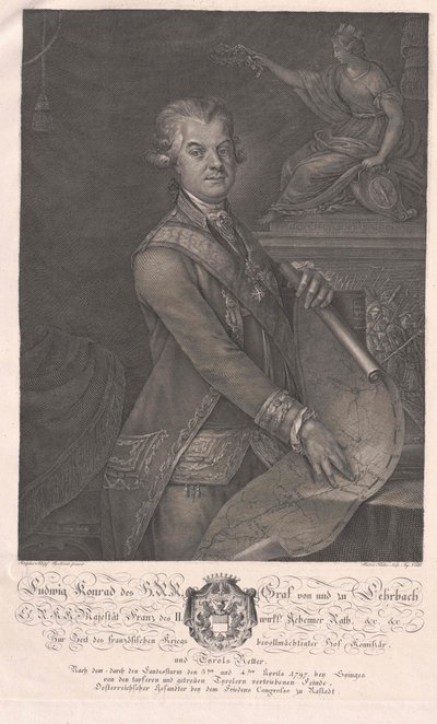Ludwig Konrad conte Lehrbach da Artist Unknown