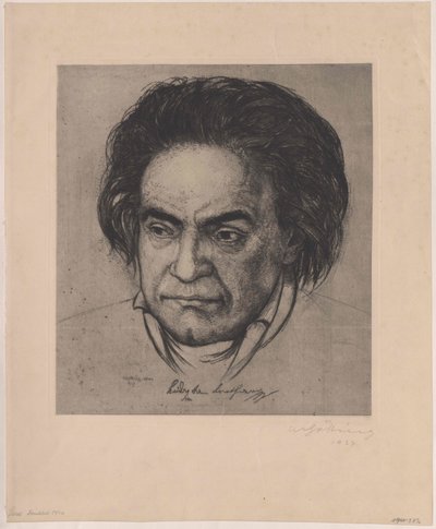 Ludwig van Beethoven da Artist Unknown