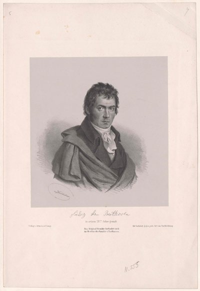 Ludwig van Beethoven da Artist Unknown