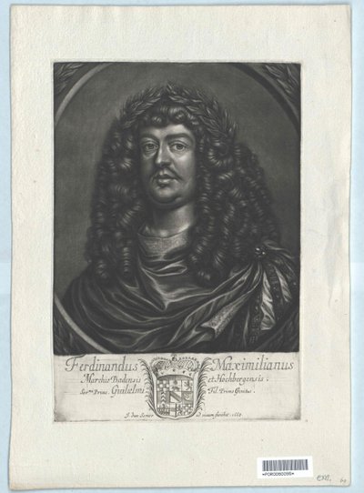 Margravio di Baden-Baden Ferdinando Massimiliano da Artist Unknown