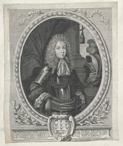 Margravio di Brandeburgo Christian Albrecht da Artist Unknown