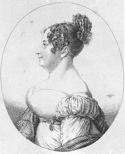 Maria Carlotta baronessa dal 1782 al 1841 Kerpen da Artist Unknown