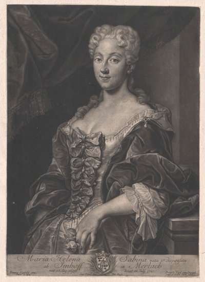 Maria Helen Sabina von Imhoff da Artist Unknown
