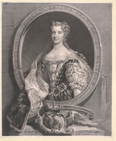 Maria Leszczynska da Artist Unknown
