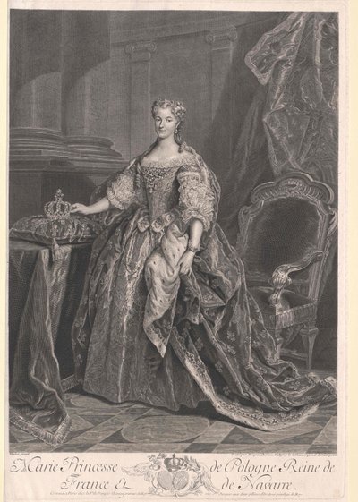 Maria Leszczynska da Artist Unknown