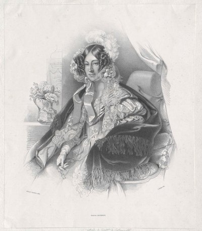 Maria Rosa contessa Kinsky von Wchinitz e Tettau da Artist Unknown