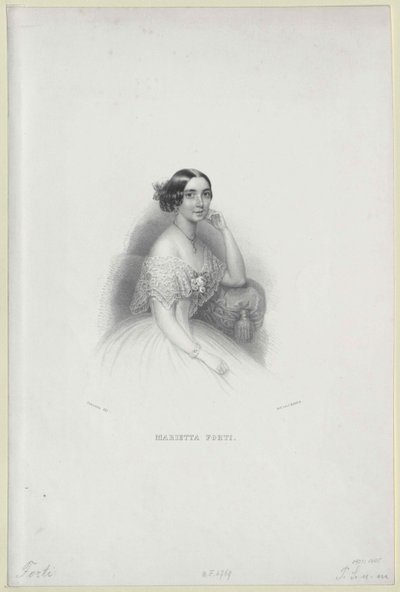 Marietta Forti da Artist Unknown