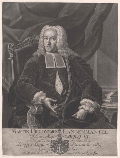Martin Jerome Langenmantel da Artist Unknown