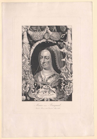 Maria di Borgogna (stampa) da Artist Unknown