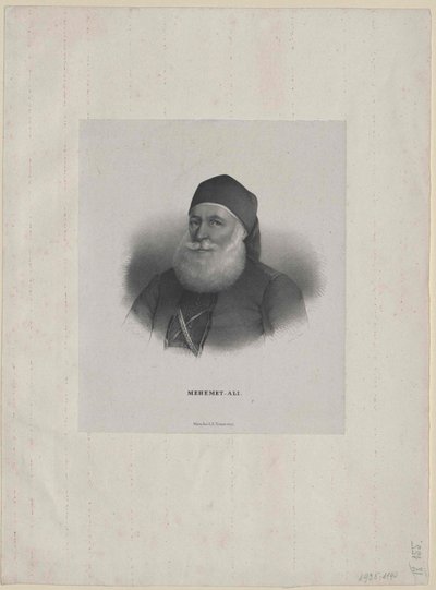 Mehemed Ali bashaw (stampa) da Artist Unknown