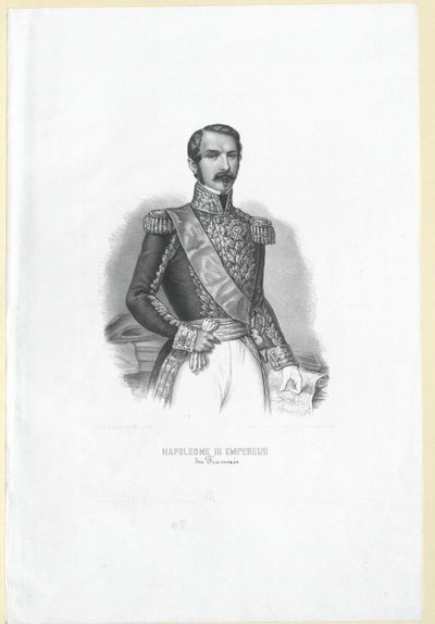 Napoleone III imperatore dei francesi, da Artist Unknown