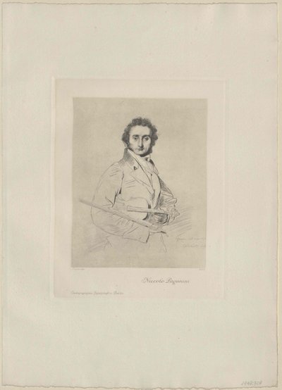 Niccolo Paganini da Artist Unknown