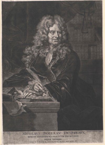 Nicolas Boileau-Despreaux da Artist Unknown