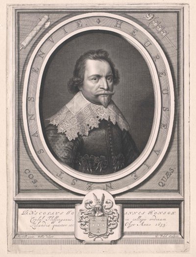 Nikolaus Johannes Honigh (stampa) da Artist Unknown