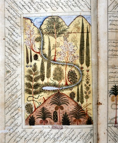 Giardino persiano da Artist Unknown