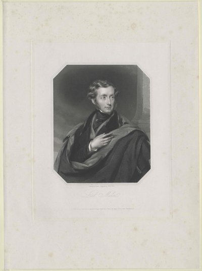 Philip Henry conte visconte Mahon Stanhope da Artist Unknown
