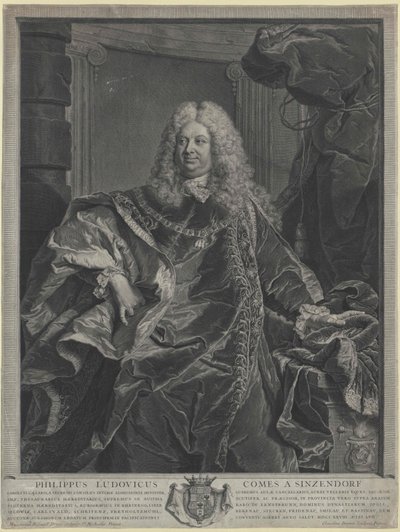 Philipp Ludwig conte Sinzendorf da Artist Unknown