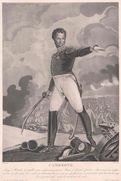Pierre Jacques Etienne Vicomte Cambronne da Artist Unknown