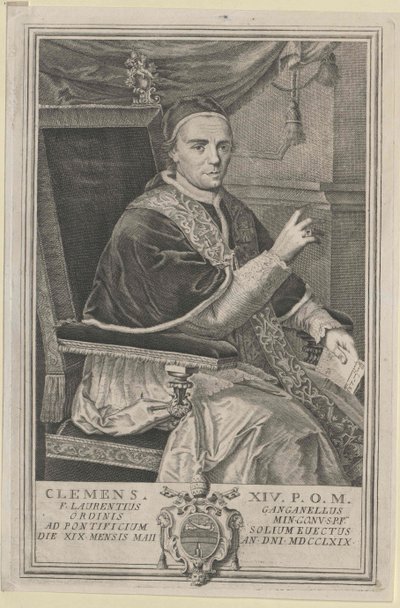 Papa Clemente XIV da Artist Unknown
