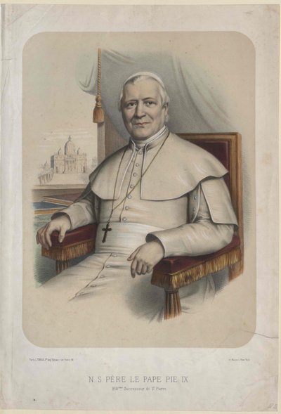 Papa Pio IX da Artist Unknown