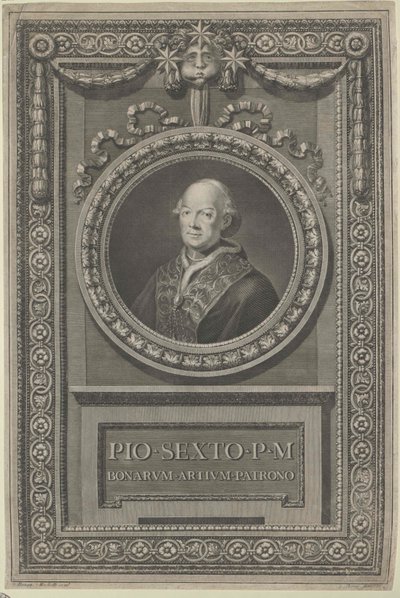 Papa Pio VI da Artist Unknown