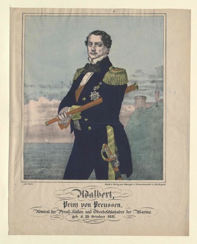 Principe di Prussia Adalberto da Artist Unknown