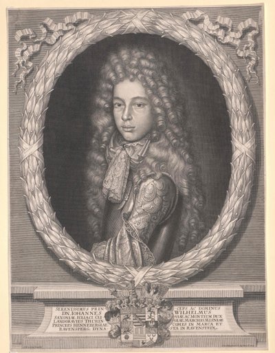 Principe di Saxe-Gotha Johann Wilhelm da Artist Unknown