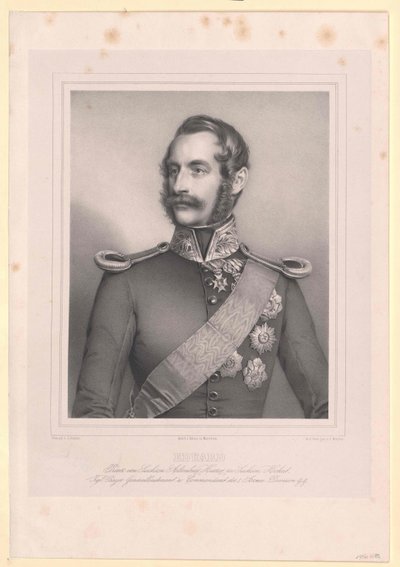 Principe di Saxe Altenburg Eduard da Artist Unknown