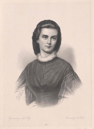 Principessa di Baviera-Gelnhausen Marie (stampa) da Artist Unknown