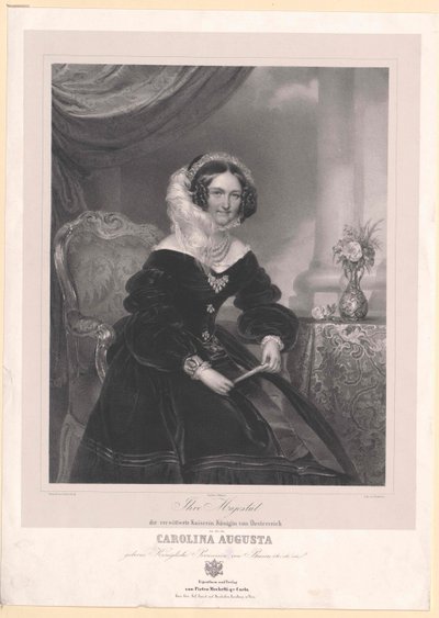 Principessa di Baviera (1792-1873) Caroline da Artist Unknown