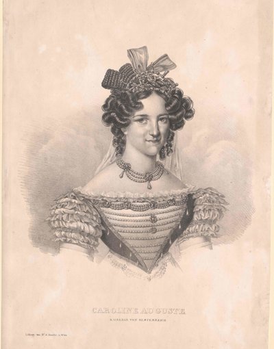 Principessa di Baviera (1792-1873) Caroline da Artist Unknown