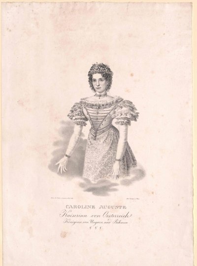 Principessa di Baviera (1792-1873) Caroline da Artist Unknown