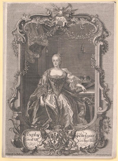 Principessa di Baviera Maria Josefa da Artist Unknown