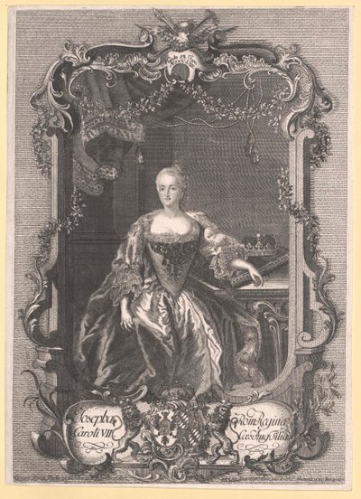 Principessa di Baviera Maria Josefa da Artist Unknown