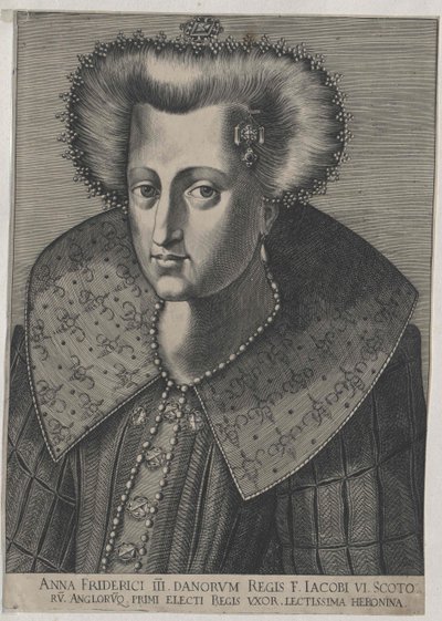 Principessa di Danimarca Anna da Artist Unknown
