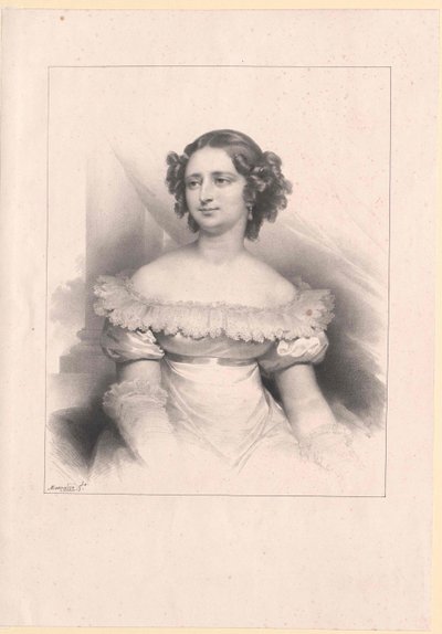 Principessa di Holstein-Sonderburg-Augustenburg Carolina da Artist Unknown