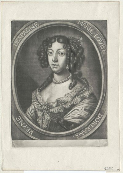 Principessa di Orléans Maria Luisa (stampa) da Artist Unknown
