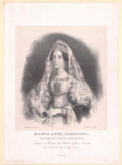 Principessa di Savoia-Sardegna Maria Anna da Artist Unknown