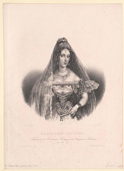 Principessa di Savoia-Sardegna Maria Anna da Artist Unknown