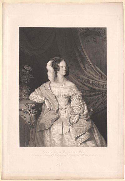 Principessa di Savoia-Sardegna Maria Anna da Artist Unknown