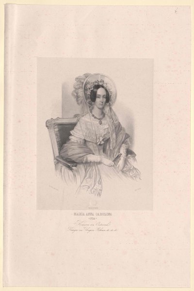 Principessa di Savoia-Sardegna Maria Anna da Artist Unknown