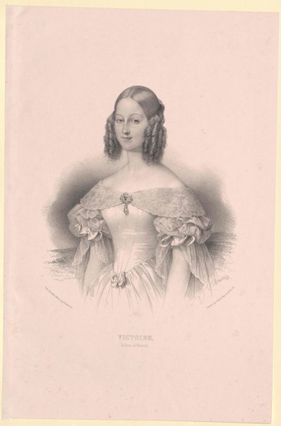 Principessa di Sassonia-Coburgo-Gotha Vittoria da Artist Unknown