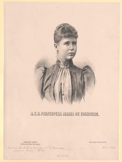Principessa di Saxe-Coburgo-Gotha Mary da Artist Unknown