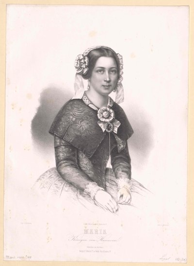 Principessa di Saxe Altenburg Marie da Artist Unknown