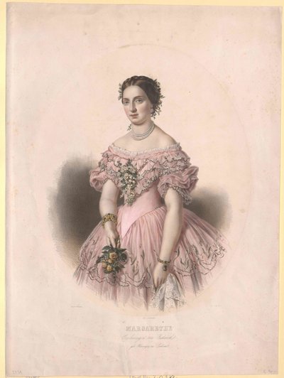 Principessa di Sassonia Margherita da Artist Unknown