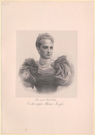 Principessa di Sassonia Maria Josefa da Artist Unknown