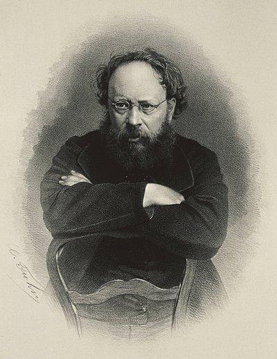 Proudhon, Pierre-Joseph (1809-1865). Teorico socialista ed economista francese. da Artist Unknown