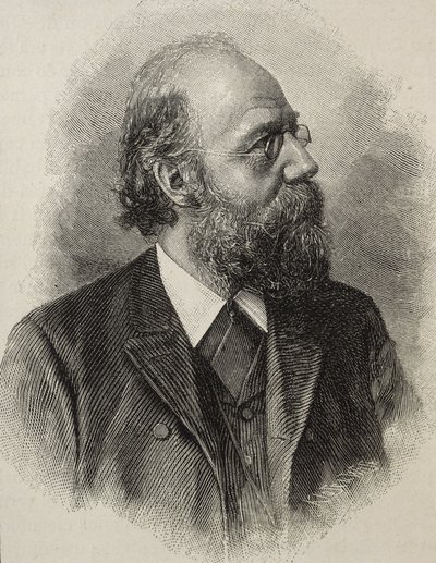 RICKERT, Heinrich. Filosofo tedesco, uno dei principali Neo-Kantiani. Incisione da Artist Unknown