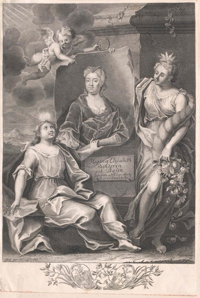 Signora Regina Elisabeth Bose da Artist Unknown