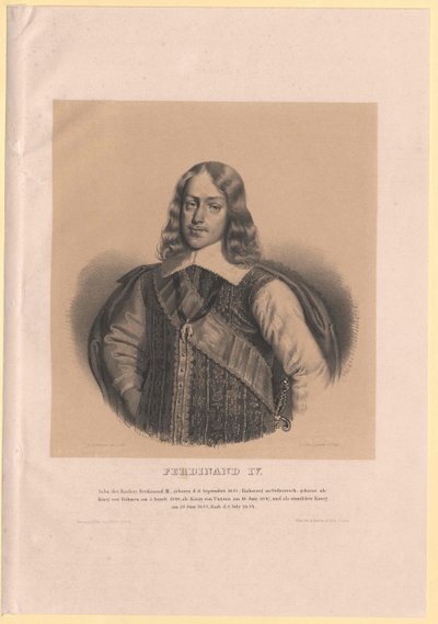 Il re romano Ferdinando IV da Artist Unknown